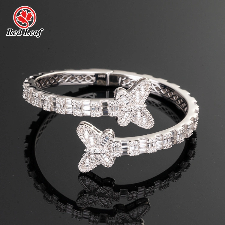 Redleaf Hot Sale Butterfly Barkles 18K Lab Lab Grown Diamond Bracelet CVD Diamond Jewelery Manufacturers 1