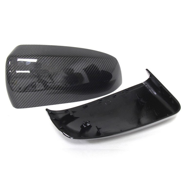 Car Rearview Mirror Cover Cap Housing Carbon Fiber for X5 X6 E70 E71 4