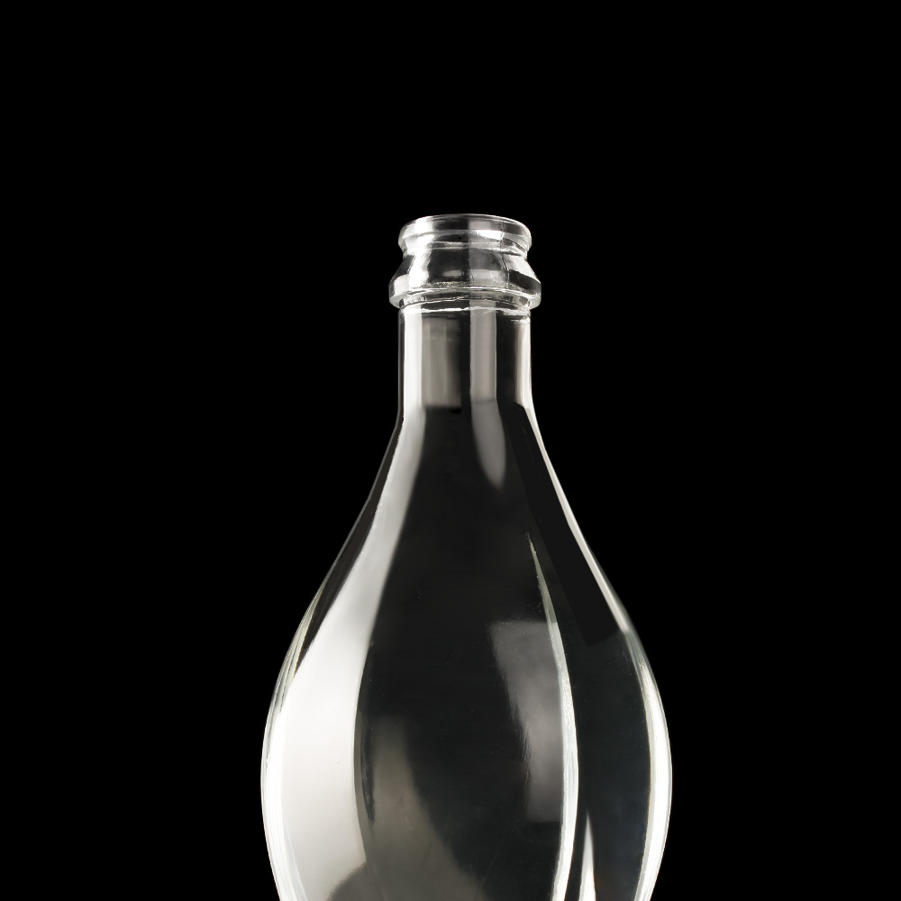 750ml エンボス加工 エクストラフリントリキュールガラスボトル 2