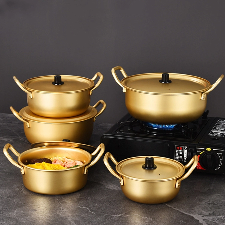 Soup Pot With 12.5-22cm Instant Noodle Pot Aluminum Lightweight Pot Body 1