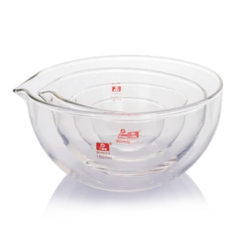 3.3 Plat d&39;évaporation à fond plat en verre borosilicaté 1