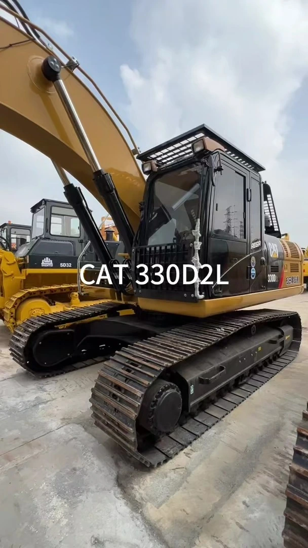 Pelle sur chenilles d&39;occasion CAT 320D2L 2019 Machine de pelle d&39;occasion à faibles heures de travail en stock à Shanghai 1