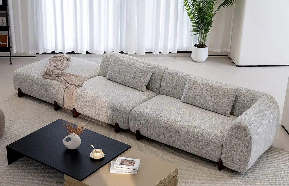 Custom Fabric Sofa 349*98*63cm/ Customized - - MIGLIO 5792 4