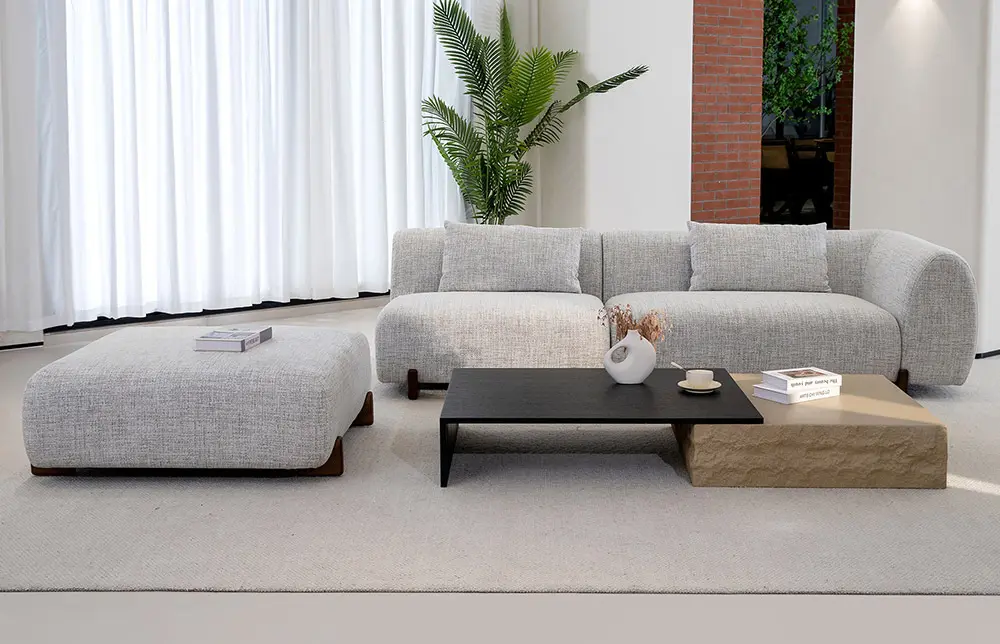 Custom Fabric Sofa 349*98*63cm/ Customized - - MIGLIO 5792 3