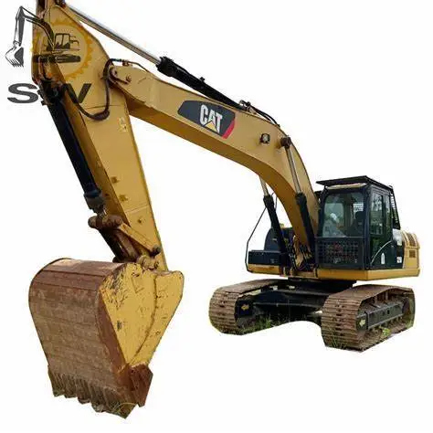 Escavatore usato CAT 329D del 2018, escavatore cingolato di seconda mano, attrezzatura per movimento terra pesante di alta qualità in magazzino 1