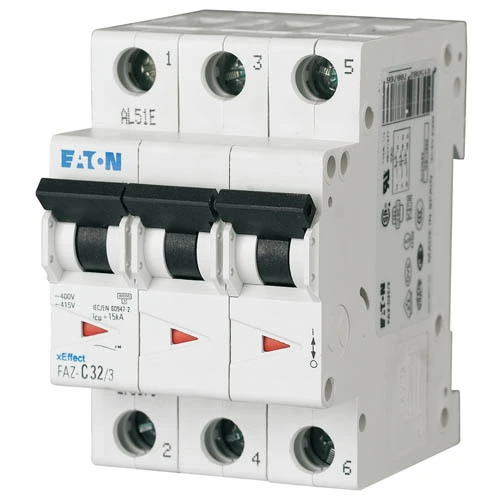EATON FAZ Миниатюрный автоматический выключатель (MCB) 1