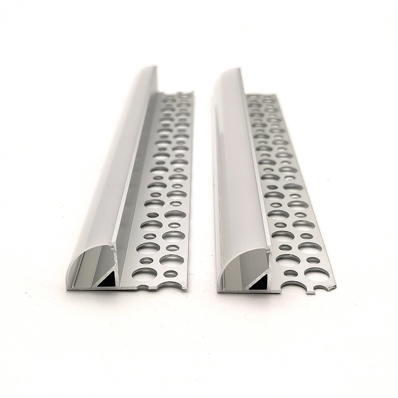 YG-B057 led linear aluminum channel with plaster-in drywall plaster channel for cabinet lighting 1