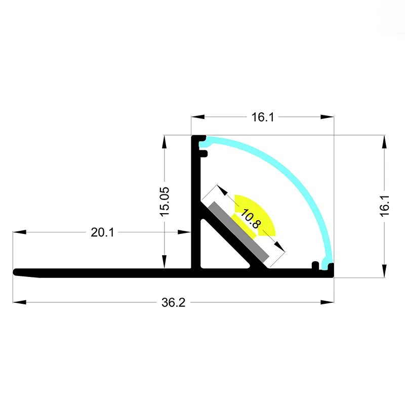 Linear Fluorescent Fixture - for Aquariums - DHT-ECO 4