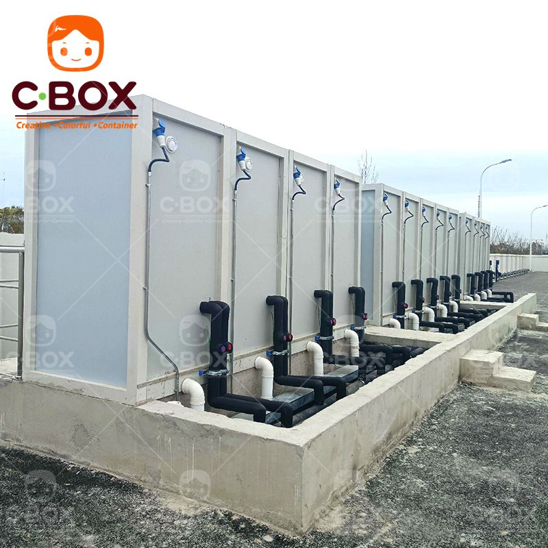 Toilet Portabel Prefabrikasi Dijual dengan Akses Forklift 7
