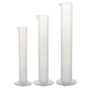 Cylindre de mesure gradué en plastique transparent 1