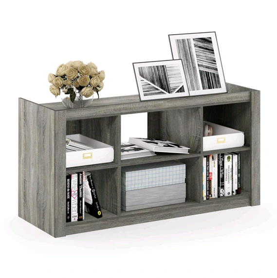 Bibliothèques en bois Étagères de rangement classiques 1