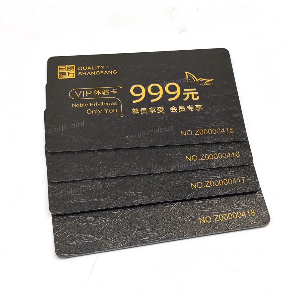 Colorful Plastic Loyalty Card Printing Availablefactory 5