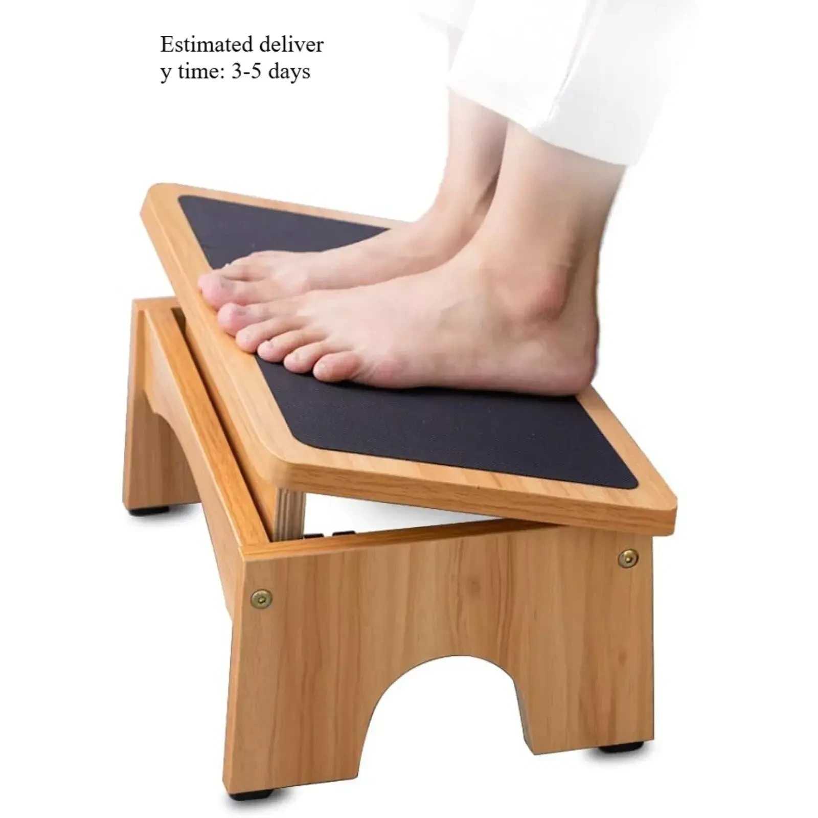 Repose-pieds sous le bureau, inclinaison à 3 niveaux, surface antidérapante, marchepied ergonomique 1