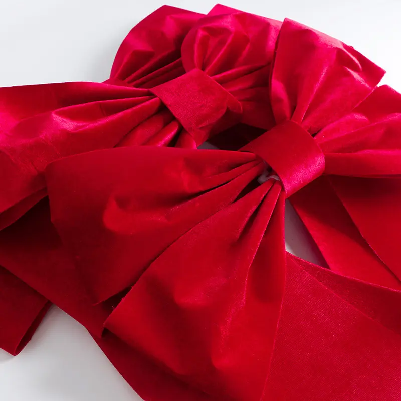Top Velvet Christmas Ribbon with Good Price 4