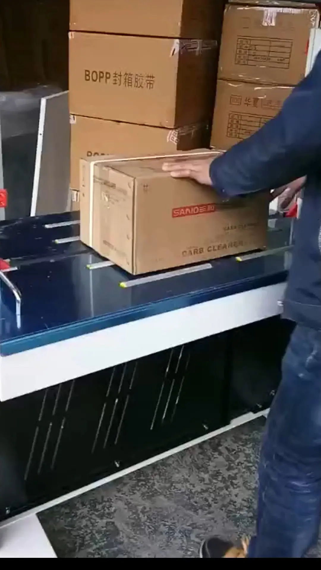 Safety High Table Carton Packing Band Automatic Strapping Machine 1