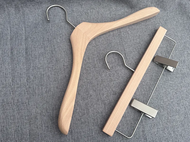 Wooden Trouser Hangers Factory Price Or DDP Price by LEEVANS 5