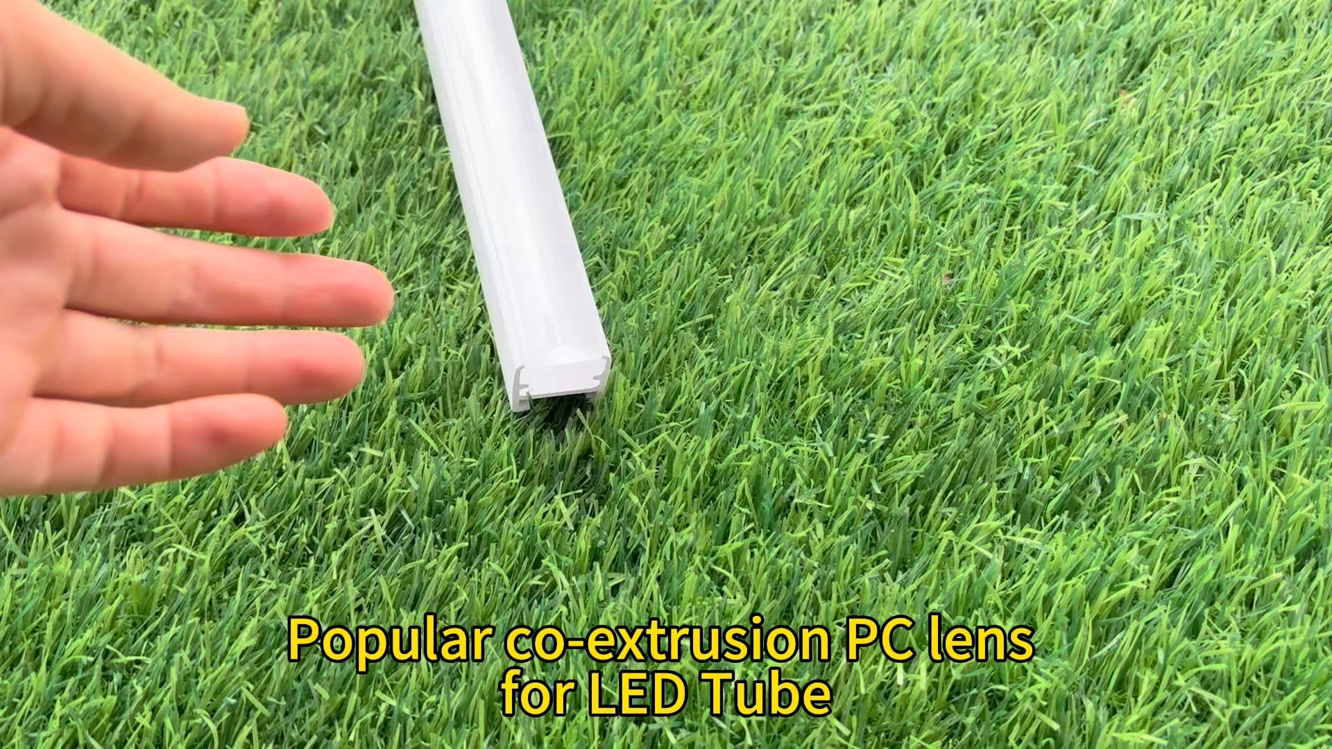 Asymmetric 25 degree Co-extrusion PC Lens for LED Wall Washer Lights 1