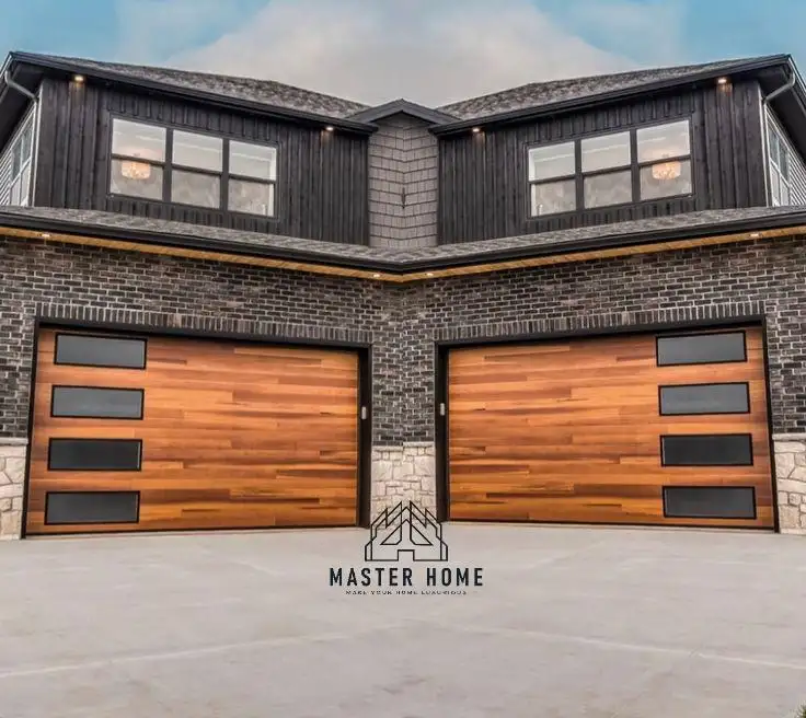Double Steel Insulated Garage Doors - - Master Home 5