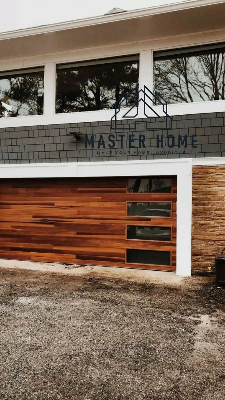 Double Steel Insulated Garage Doors - - Master Home 4