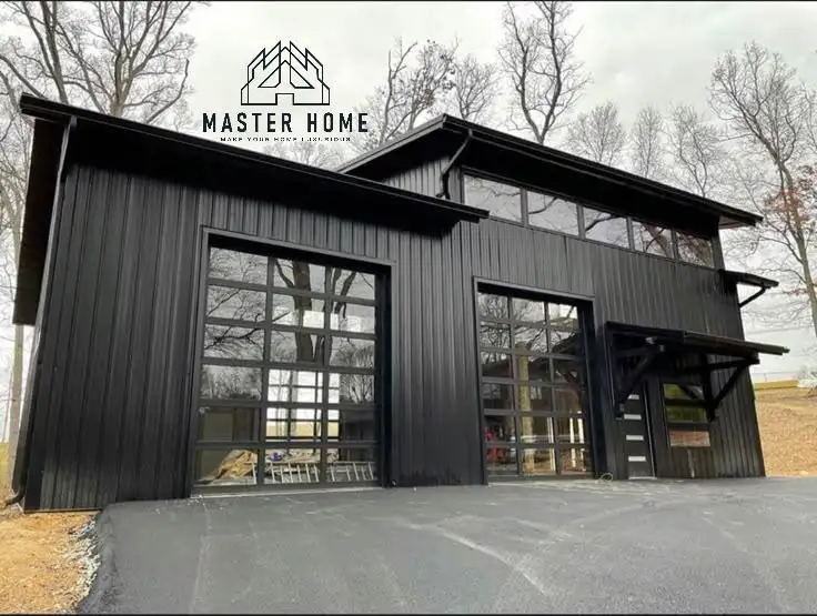 Aluminum and Glass Garage Door - - Master Home 2