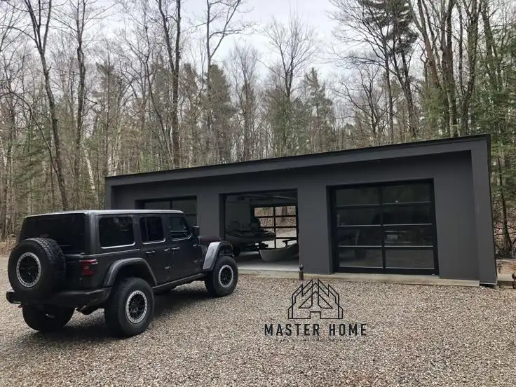 Aluminum and Glass Garage Door - - Master Home 5
