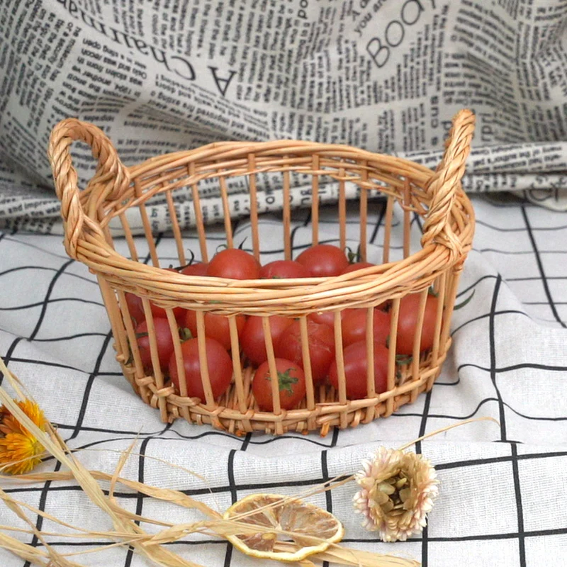 Willow Storage Basket | Home Goods | Storage Artifact | Cafe Cutlery Basket 1