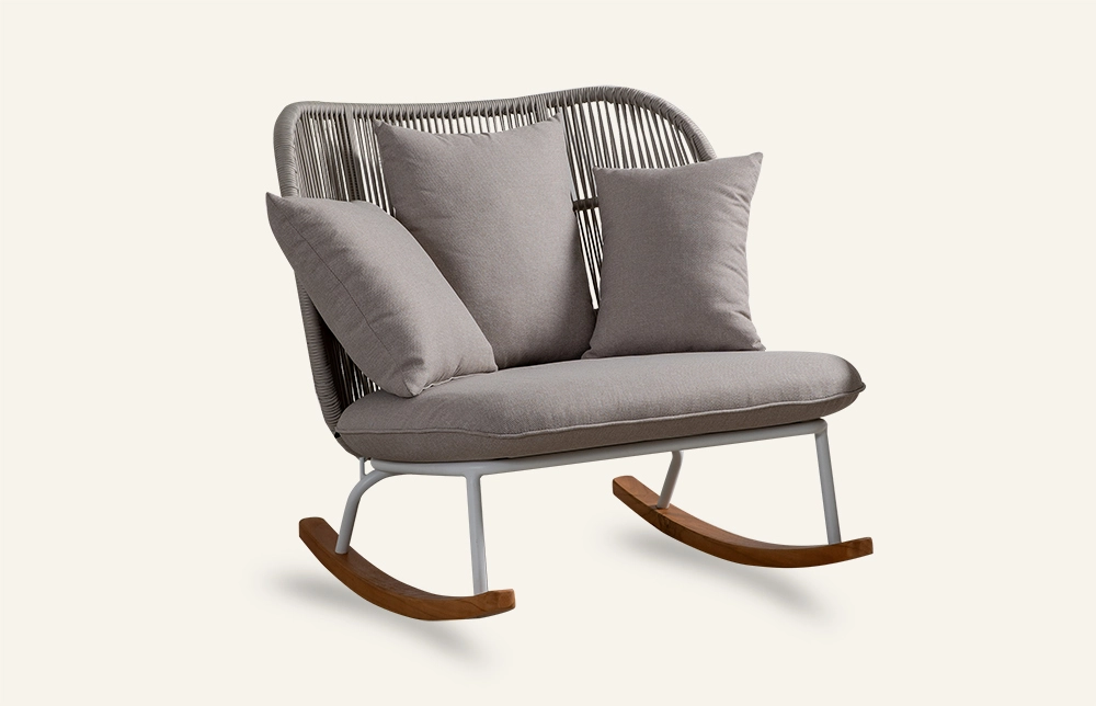 Tranquillo woven Mental rocking chair patio HC55 1