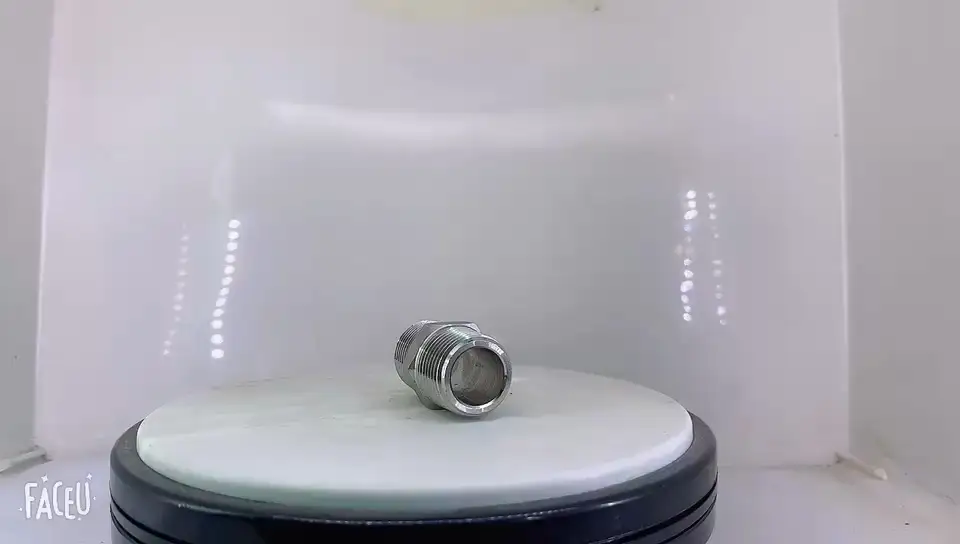 HY Male Npt Thread High Pressure Stainless Steel Hexagonal Nipple 1