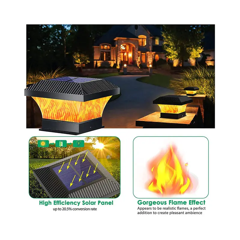 OEM/ODM Best Solar Flame Lights with Custom Services 5