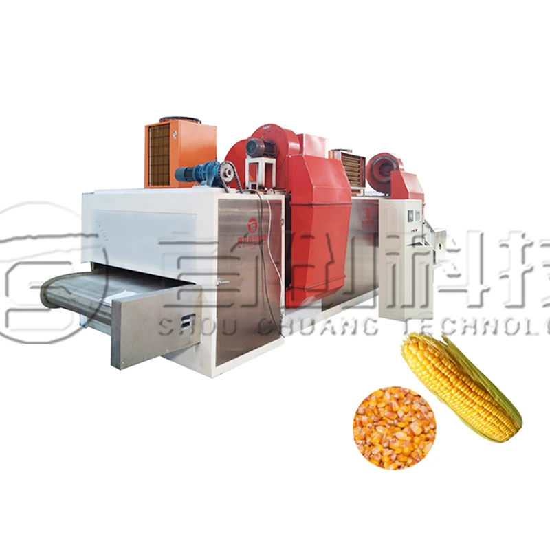 Fruit and Vegetable Mesh Belt Dryer - 600 kg/h Capacity - Ideal for Apples, Peaches, Oranges, Carrots, Onions 1