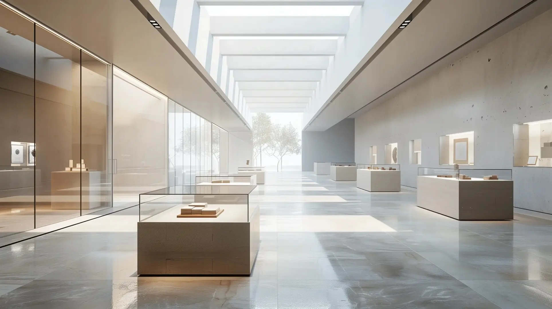 Museum Pedestal Display Cases 1.Free Design; 2.Value-added Services(provided Free Solution Concept); 3.Installation Instruction; 4. Take Measurements; 5. Professional After-sale Service by LUXE Showcases 5