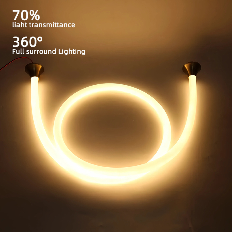 Customizable 360° Silicone LED Strip - Dimmable for Commercial  Residential Lighting 6