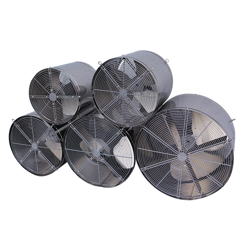 Ventilateur de circulation en acier inoxydable, fabricants de ventilateurs spéciaux de refroidissement, gros volume d&39;air, faible bruit avec protection contre les fuites 1