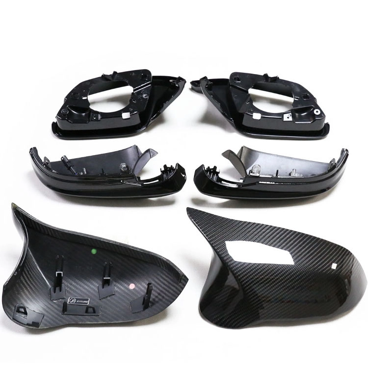 Car Carbon Rearview Mirror Cover For BMW 1234 series 3GTX1M2 to M3 1