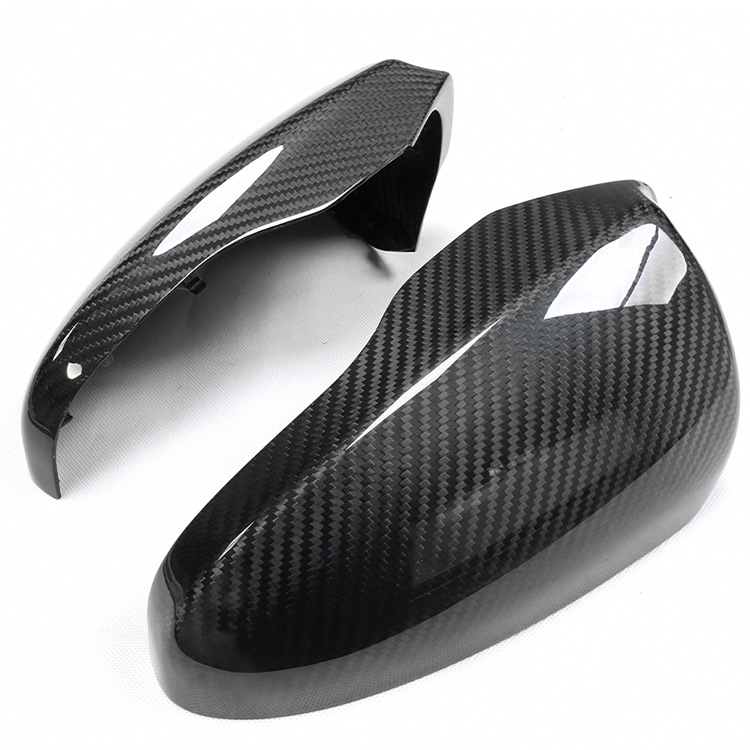 Car Rearview Mirror Cover Dry Carbon Fiber For BMW F10 M5 F12 M6 3