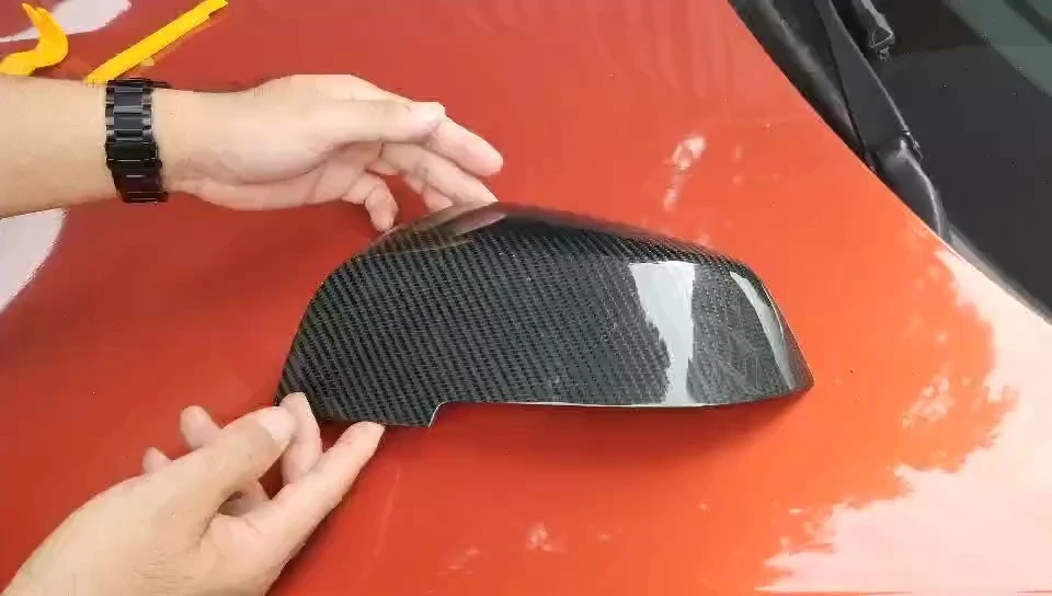 Capa de espelho retrovisor de carbono seco para BMW X1 3GT I3 1234 é F30F20/32 320 1