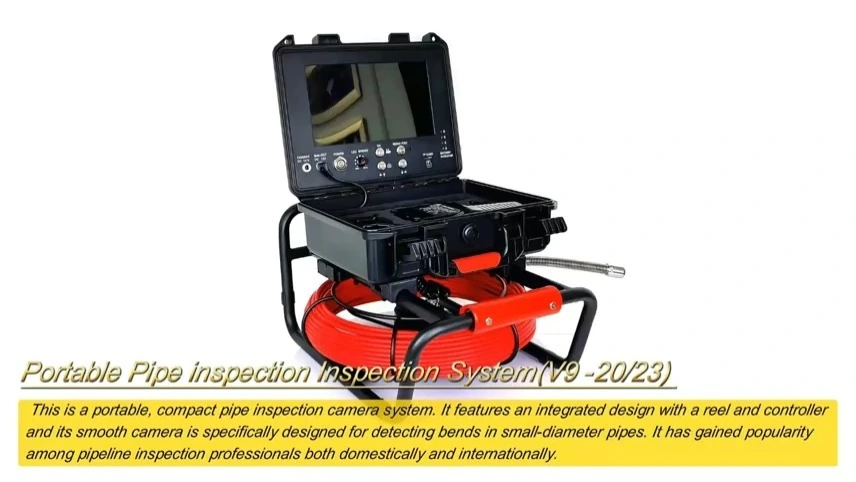 20mm FHD 1080P portable All-in-One sewer video inspection camera 1