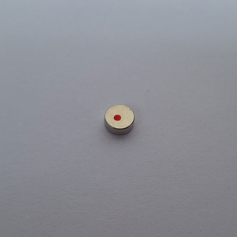D6.4x2.5mm SmCo магнитно покритие с никел SM-053566 1