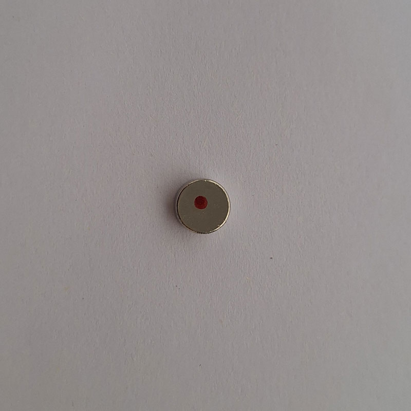 D6.4x2.5mm SmCo магнитно покритие с никел SM-053566 2