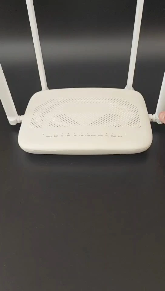 Xpon Onu F890L 4GE Dual Band WIfi6 Usb Tel OMCI Gepon Onu Wifi6 AX1800 Ftth Ont 1