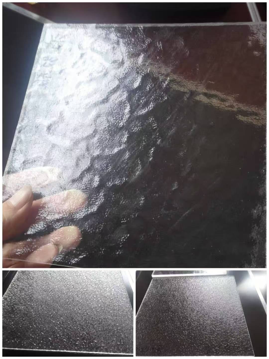 Clear Acrylic Sheet Water Ripple Panel Anamorphic Sheet | Xiwei