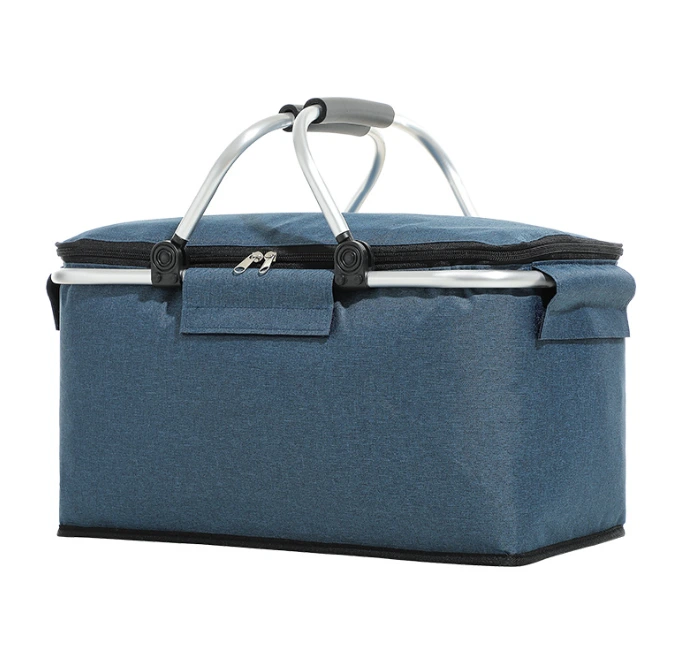Wholesale Custom Logo Non Woven Picnic Keep Food Cold Heat Soft Sided Reusable Grocery Cool Insulated Thermal Tote Cooler Bags 1