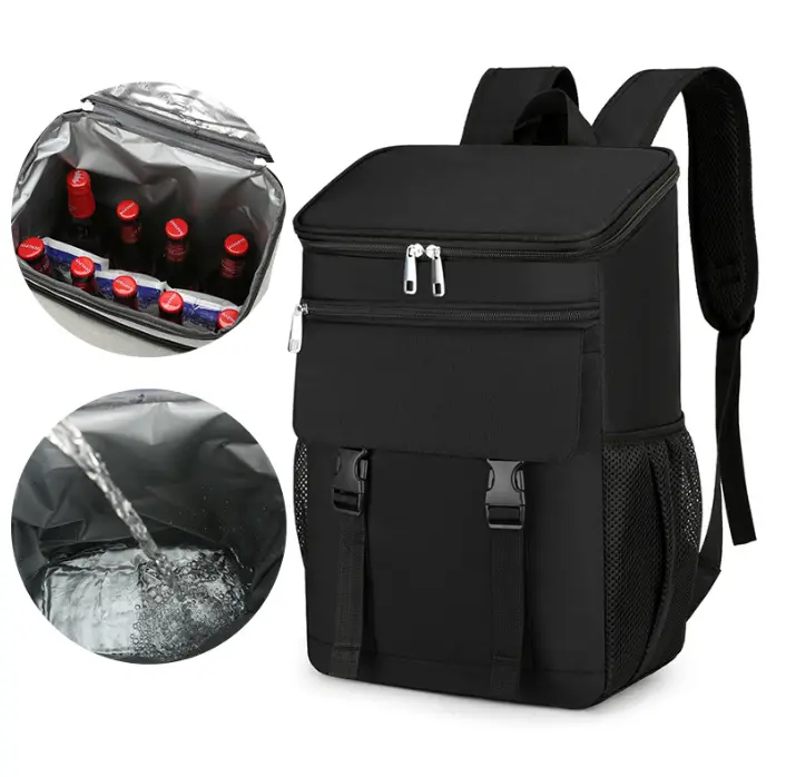 Insulated Tote Lunch Bag Black - - HAPNT 4