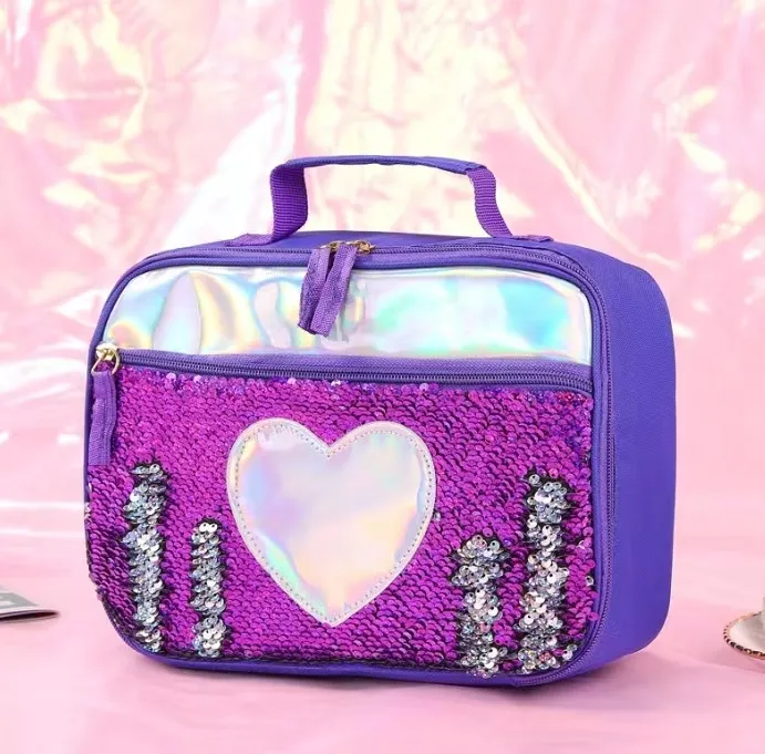 Custom Insulated Lunch Bags Pink - - HAPNT 3