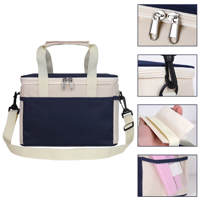 Premium Large Leakproof Collapsible Cooler Bag for Camping Picnic Double Layer Oxford Insulated Cooler Bags 1