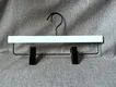 White Wooden Hangers Wholesale Matt White Painted by LEEVANS 5
