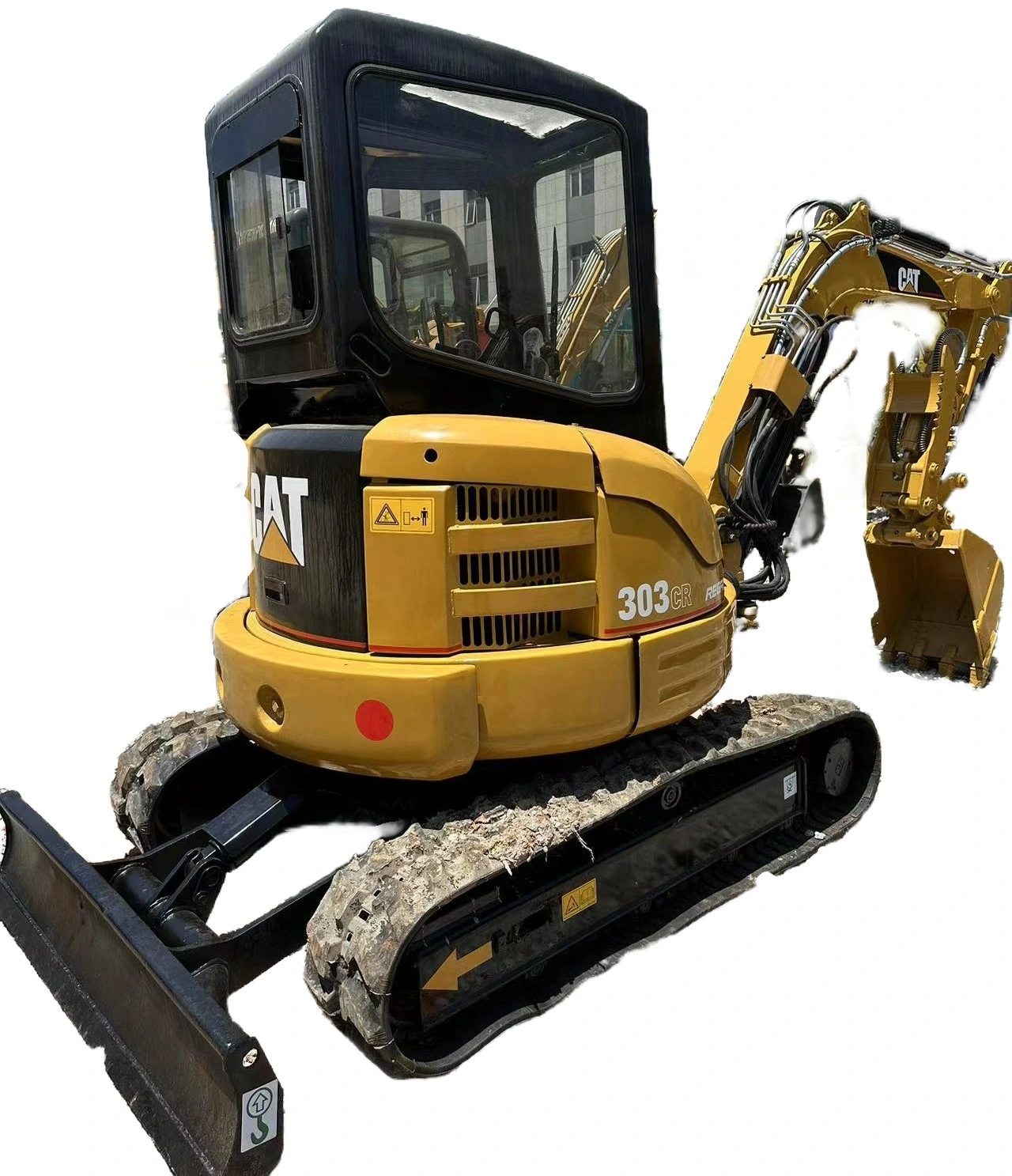 Pelle hydraulique sur chenilles Caterpillar 303CR 2010 d&39;occasion, 302CR, 303.5E, 305SR, engins de chantier, haute qualité, livraison internationale 1