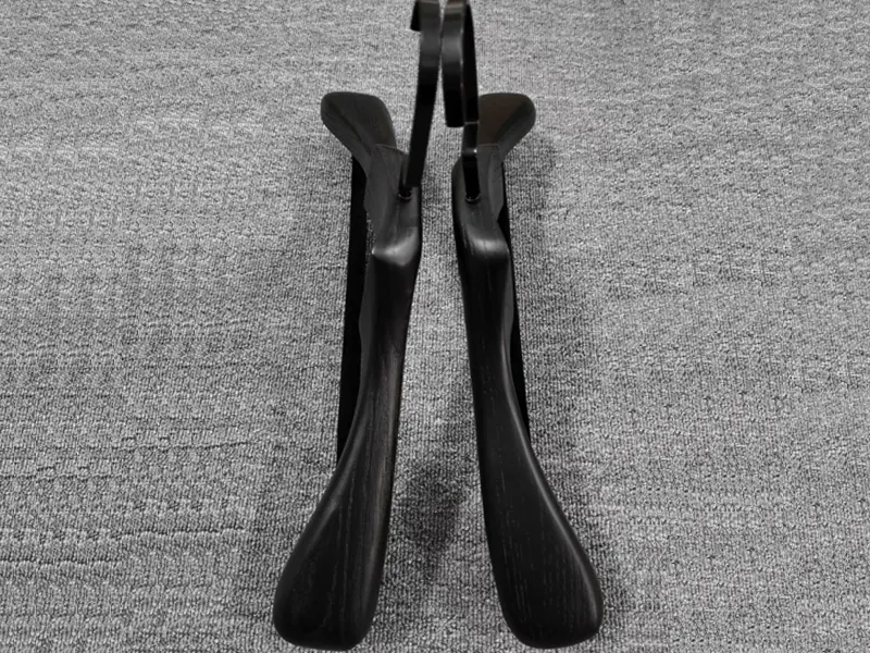 Wooden Hangers with Clips Carton by LEEVANS 4