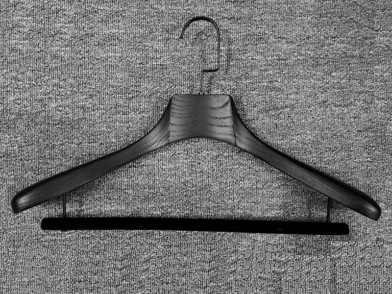 Wooden Hangers with Clips Carton by LEEVANS 2