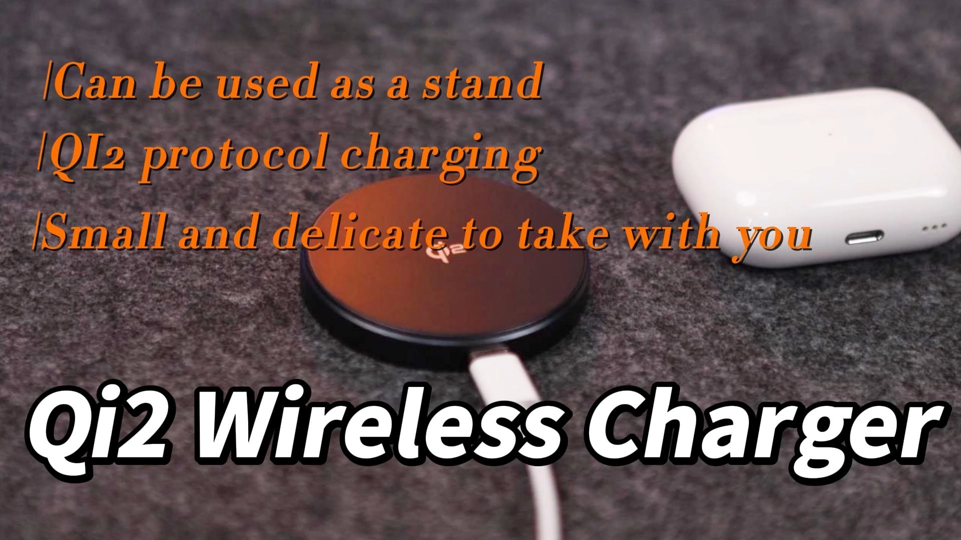 Introducing the 2in1 Magnetic Qi2 Wireless Charger Stand: Fast 15W Charging with Kickstand!